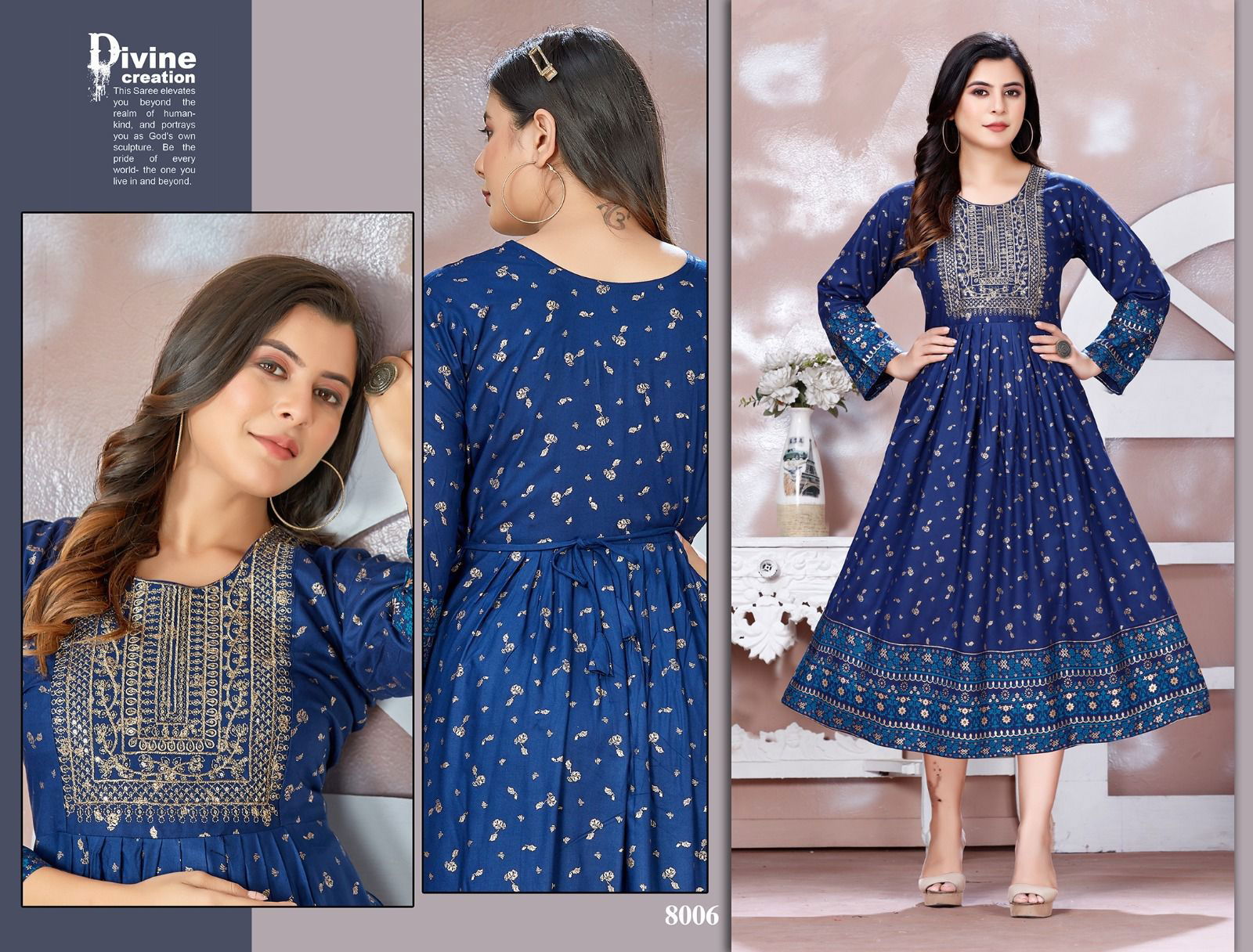 Beauty Queen I M Bindass Vol 2 Rayon Anarkali Kurtis Catalog
